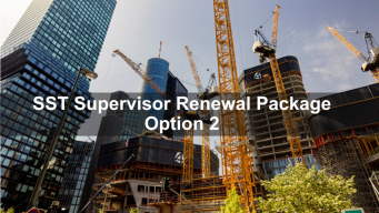 Renew 62 SST Card Supervisor Package provided by Able Safety Consulting